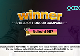 GazeTV Shield of Honor Winner for July