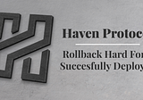 Haven Protocol Successfully Deploys Rollback Hard Fork