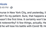 The truth about COVID-19 by an ICU nurse on the New York City frontlines