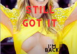 Is Flashing Breasts the New Way of Saying “I’m Back!”?