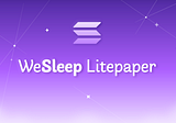 WeSleep | LitePaper