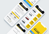 Hertz Mobile App UI Design