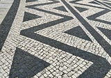 Portugal: Arrange Stones Into a Pattern For Pavement