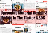 Upcoming Material Design 3 Update In The Flutter 4 SDK