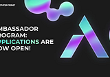 Ambassador Program: applications are now open!