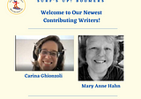Welcome Carina Ghionzoli and Mary Anne Hahn — Our Newest Writers at Surf’s Up Booners!