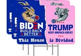 Does the lawn sign divide matter?