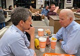 I’m voting for Joe Biden today in the Texas primary because he can beat Donald Trump; because…