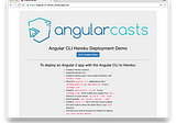 Angular CLI Deployment: Host Your Angular 2 App on Heroku