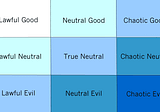 In service of the Lawful, Neutral, and Chaotic Good