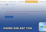 Hướng dẫn cách nạp tiền tại VZ99 cho anh em tân thủ