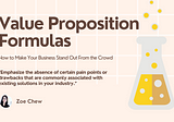 3 Value Proposition Formulas for Your Business