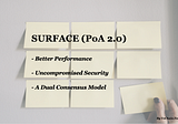 SURFACE (PoA 2.0): Better Performance, Uncompromised Security and a Dual-Consensus Model