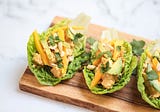Chicken Curry Lettuce Wrap