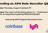 Landing an APM Role: Recruiter Q&A