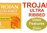 Trojan 🇺🇸🇬🇧💊👍🏻💪🏻👩‍❤️‍👨💋💞🔞㊙️🈲 Ultra Ribbed Condoms For Ultra Stimulation, 36 Count, 1…