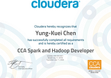 My Experience of getting Clouder CCA Spark and Hadoop Cerification (CCA175)