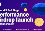 Second stage Airdrop performance launch — Procedures and Rules