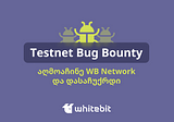 WB Network Testnet-ის Bug Bounty პროგრამა დაიწყო: მიიღე მონაწილეობა და ხარვეზების აღმოჩენის…