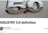 INDUSTRY 5.0 DEFINITION EXTENSION