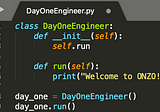 Day One Python Engineer