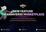 NEW FEATURE ON ANIMVERSE MARKETPLACE