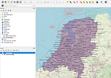 PDOK Data Sets in QGIS using QGIS Plugin