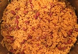 Arroz con Habichuelas Junto (Yellow Rice and Beans)