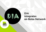 DIA IntegratesPrice Data Provisions on Boba Network