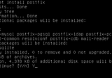 Instalar y configurar un servidor SMTP con postfix y dovecot