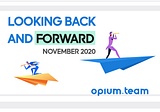Looking Back and Forward — November 2020 edition