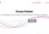 Ocean Market: Tüm Veriler İçin Açık Kaynaklı Bir Topluluk Pazaryeri