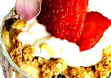 Banana Dessert — Summer Berry Parfait with Yogurt and Granola
