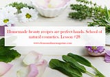 Homemade beauty recipes are perfect hands. School of natural cosmetics. Lesson #28