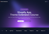 Shopify App — Theme Extension with React + Tailwind CSS