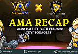 AMA RECAP: ASHWARD x CRYPTO EAGLES