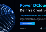 DeInfra Creative — incentivized campaign: contribute and become a worthy part of the DAO community