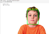Using image data, predict the gender and age range of an individual in Python.
