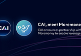 CAI announces partnership with Moremoney to enable leverage