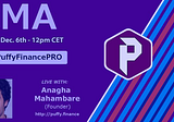 $1,000 Give-Away! Join PUFFY Finance AMA With CEO on December 6th — 12PM CET