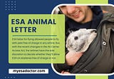 ESA Animal Letter