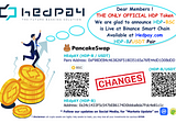 Hedpay HDP V2 Update Pair