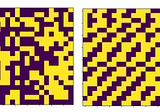 Data Mining Using Pseudo-Cellular Automata with Update Rules based on Local Gradients