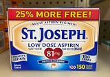 The Sweet Elixir of St. Joseph Baby Aspirin