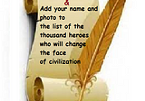 Dicover the secret and add your name to the list of a thousand heroes who will change the face of…