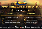 📓WEEKLY DEV LOG FOR MAY 21, 2022