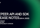 Livepeer API and SDK Release Notes (Jan 4, 2023)