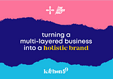 Kitchen59: Turning a multi-layered business into a holistic brand