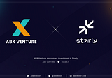 ABX Venture announces investment in STARLY