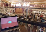 Working from a Disney Resort Lobby